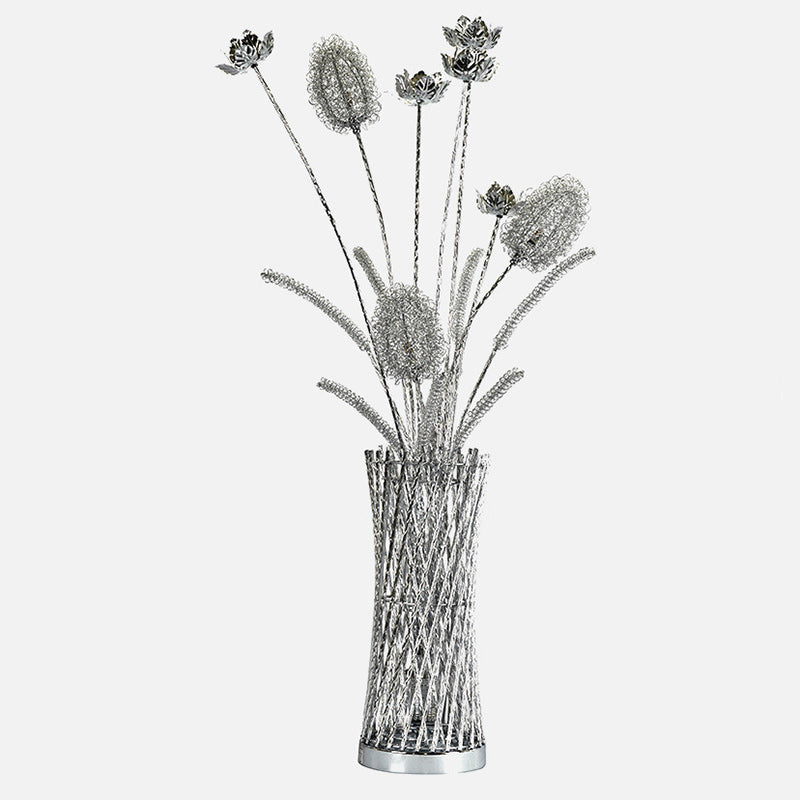 Art Deco Silver Floor Lamp