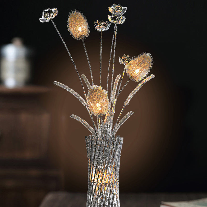 Art Deco Silver Floor Lamp