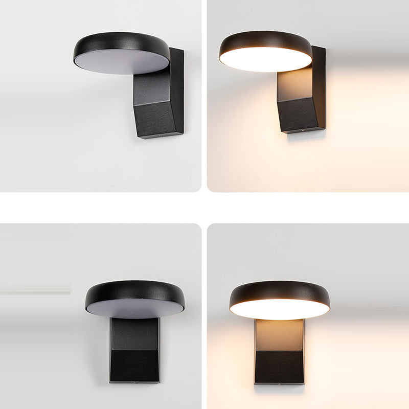 Modern Minimalist Waterproof Rotatable Aluminum LED Wall Light
