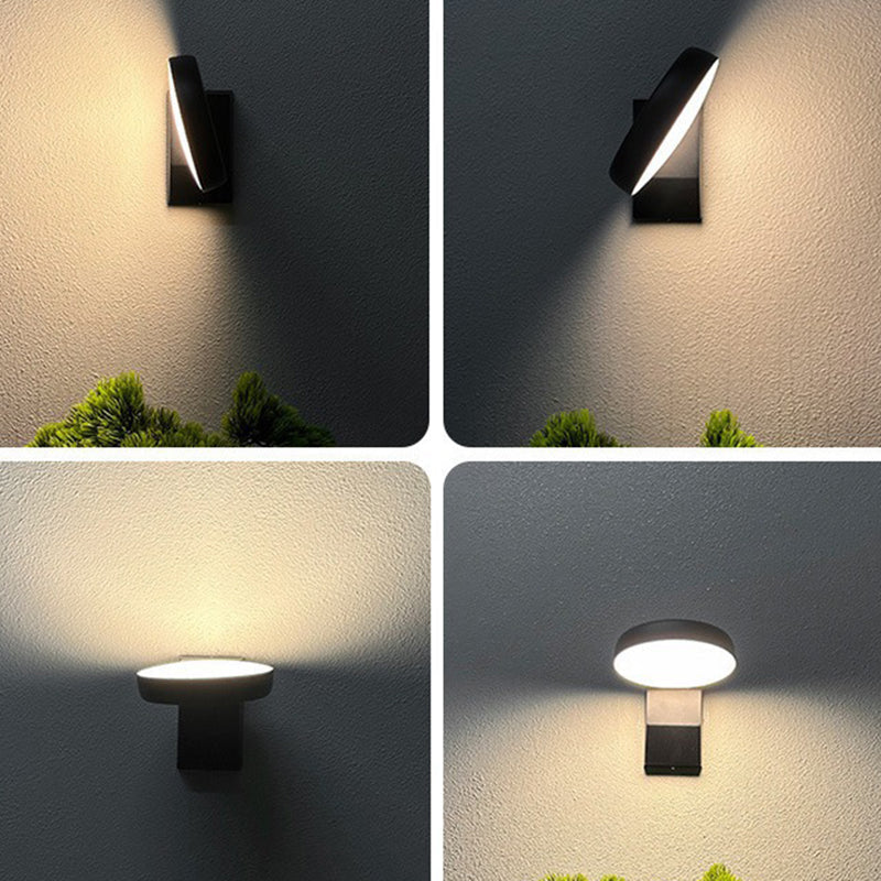 Modern Minimalist Waterproof Rotatable Aluminum LED Wall Light