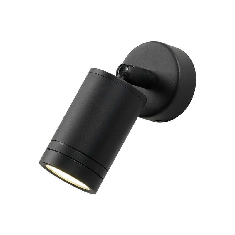 Modern Waterproof Aluminum Iron Adjustable Cylinder Wall Light
