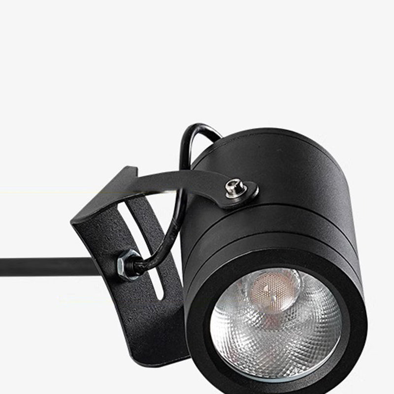 Modern Waterproof Aluminum Iron Adjustable Cylinder Wall Light