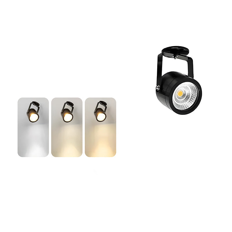 Modern Waterproof Aluminum Iron Adjustable Cylinder Wall Light