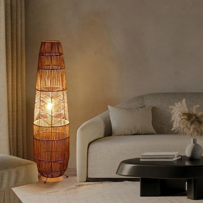 Japanese Beige Floor Lamp