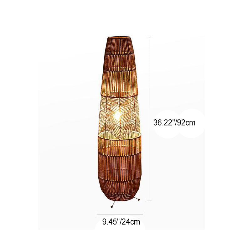 Japanese Beige Floor Lamp