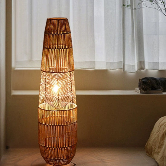 Japanese Beige Floor Lamp