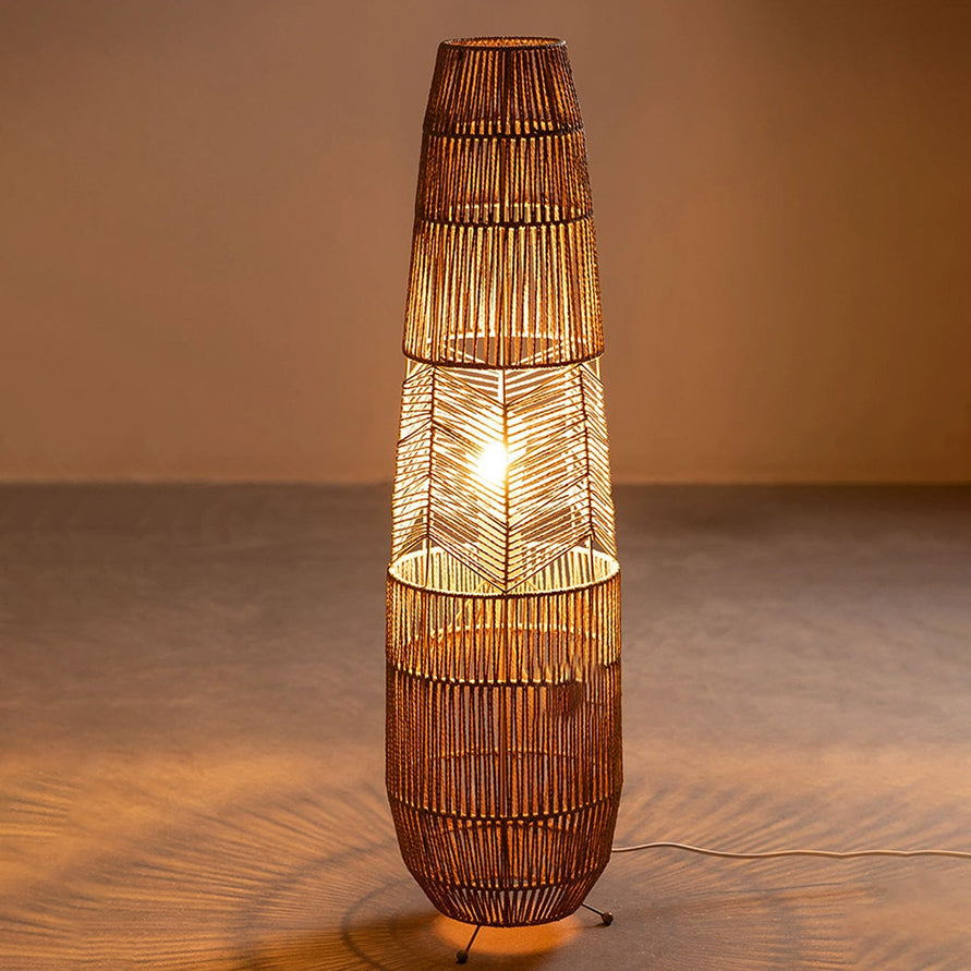 Japanese Beige Floor Lamp