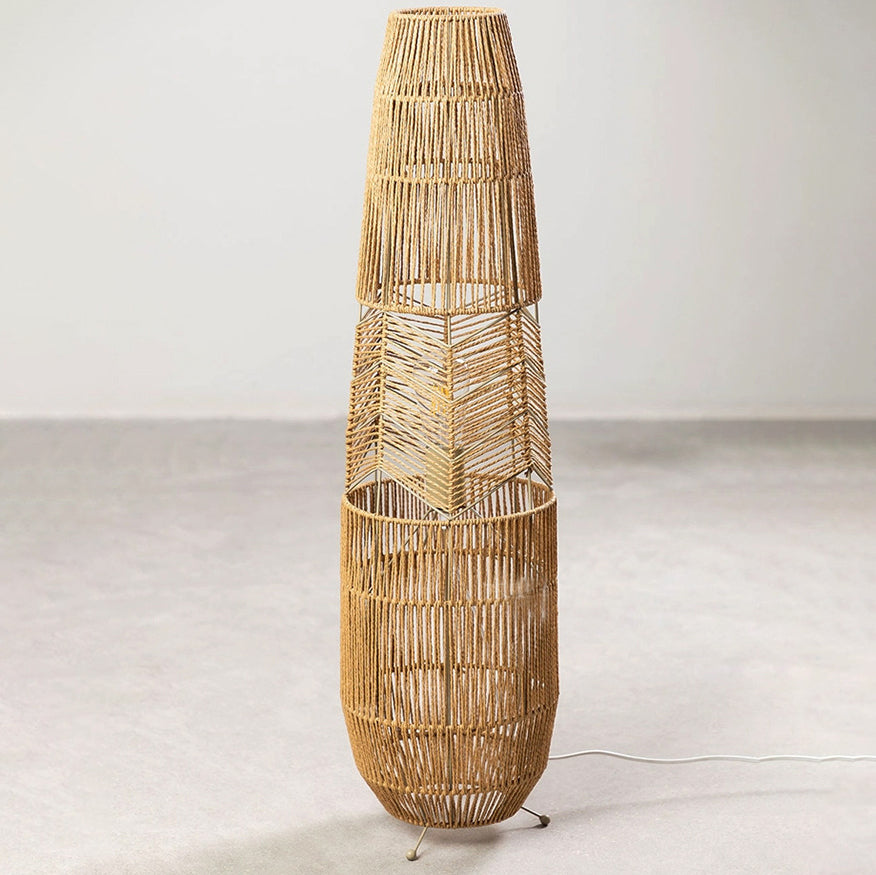 Japanese Beige Floor Lamp