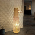 Contemporary Bamboo Floor Lamp