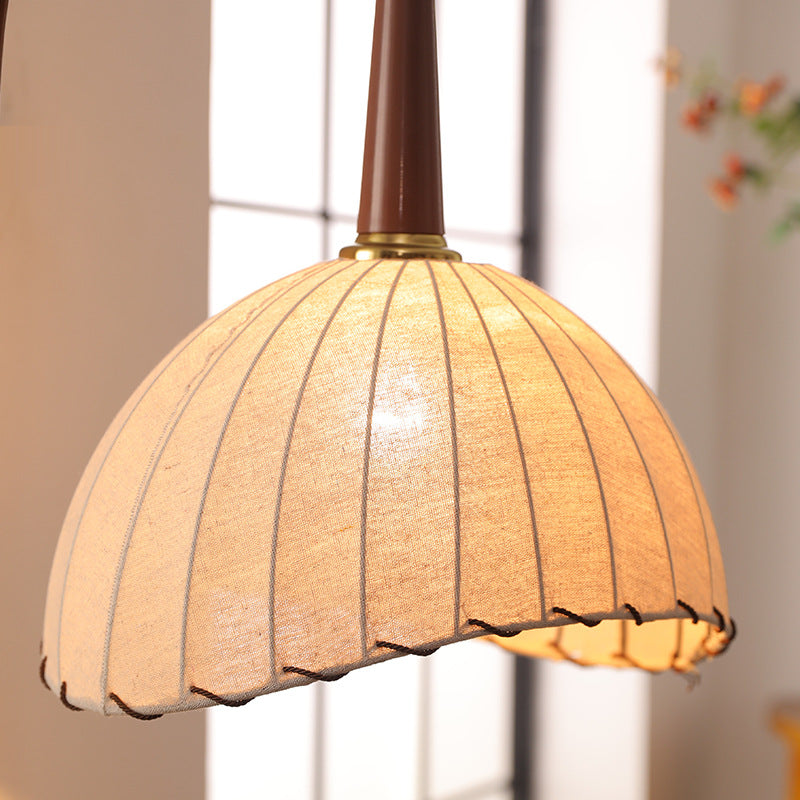 Retro Walnut Floor Lamp