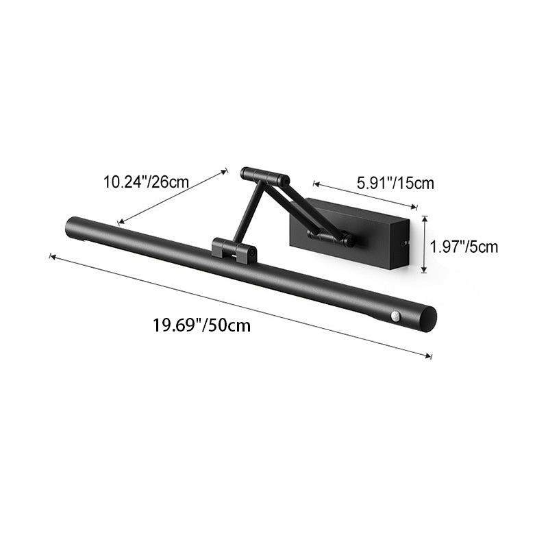Modern Iron PC Waterproof Motion Sensor Strip LED Wall Light