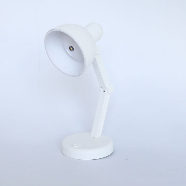 Modern Simplicity ABS Battery Foldable Round LED Desk Lamp