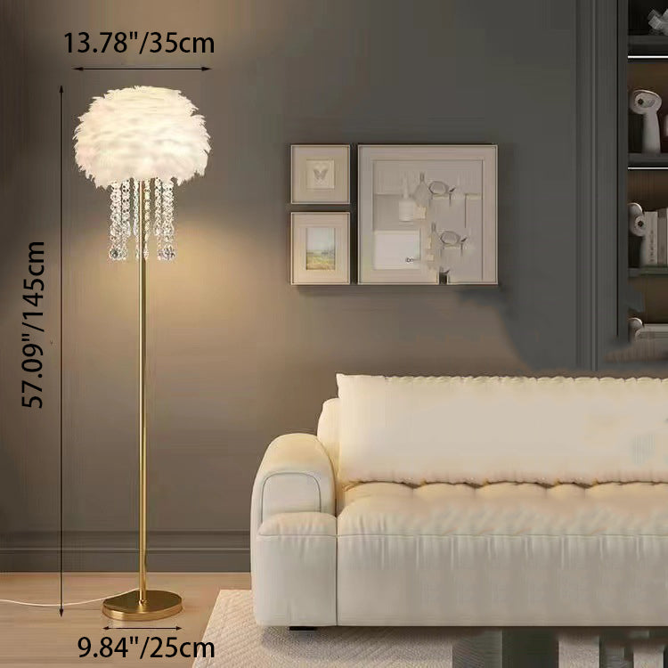 Nordic White Floor Lamp