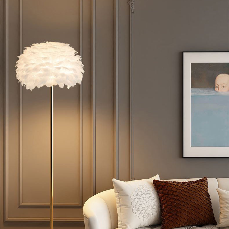 Nordic White Floor Lamp