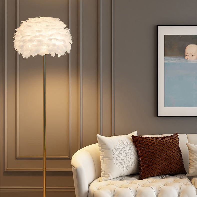 Nordic White Floor Lamp
