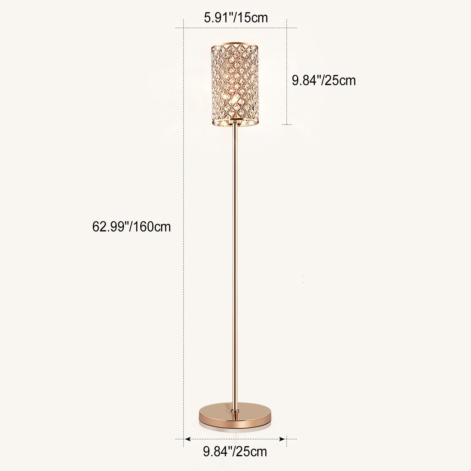 Modern Gold Floor Lamp