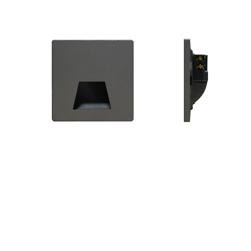 Modern Minimalist Waterproof Aluminum Alloy Recessed Wall Light