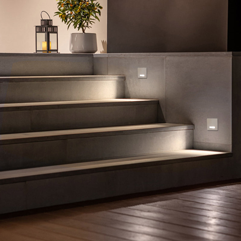 Modern Minimalist Waterproof Aluminum Alloy Recessed Wall Light