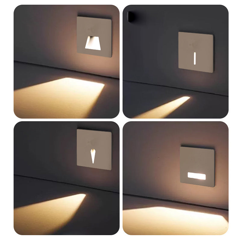 Modern Minimalist Waterproof Aluminum Alloy Recessed Wall Light