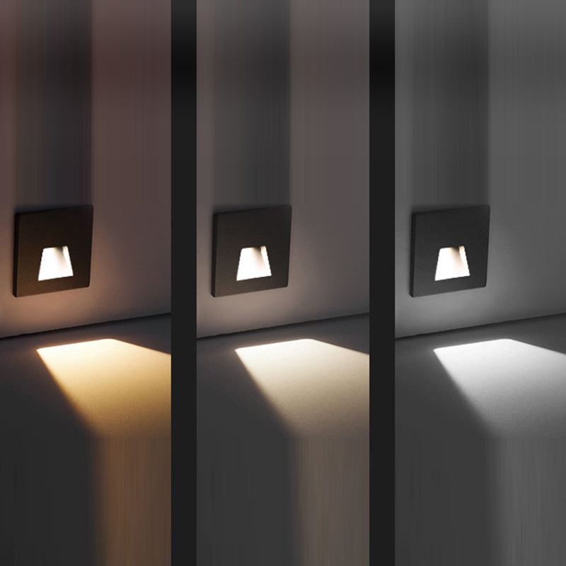 Modern Minimalist Waterproof Aluminum Alloy Recessed Wall Light