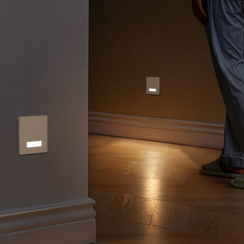 Modern Minimalist Waterproof Aluminum Alloy Recessed Wall Light