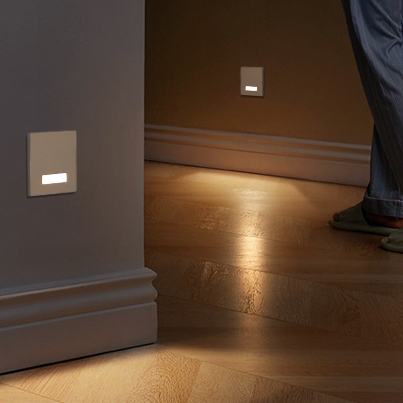 Modern Minimalist Waterproof Aluminum Alloy Recessed Wall Light