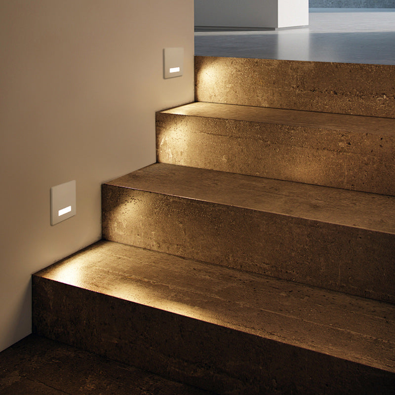 Modern Minimalist Waterproof Aluminum Alloy Recessed Wall Light