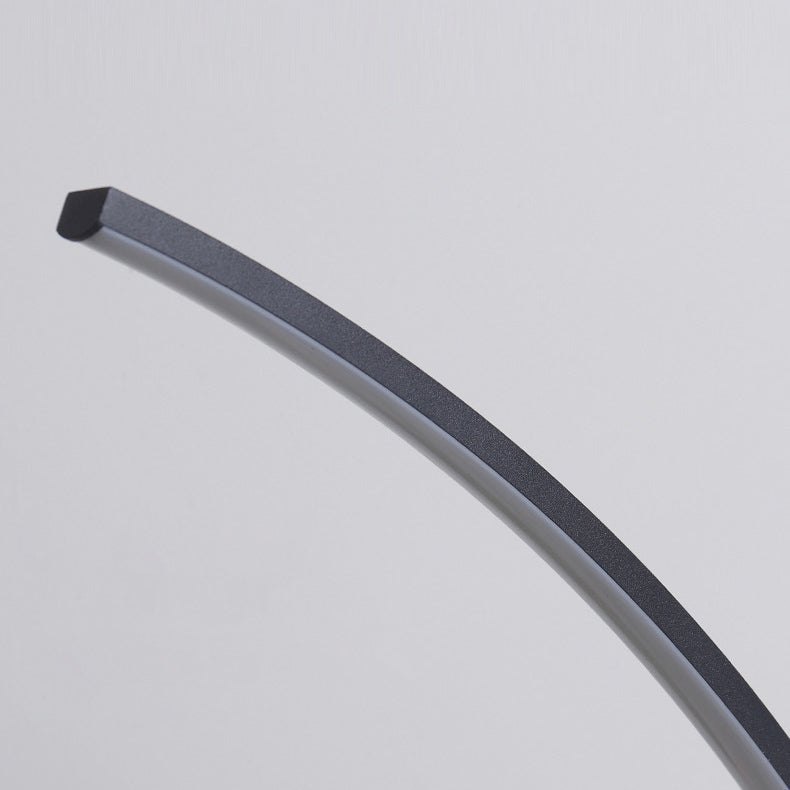 Modern Minimalist USB Curved Iron Aluminum LED Desk Lamp