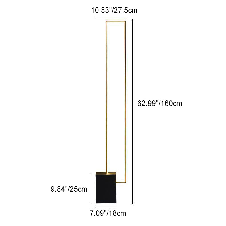 Modern Minimalist Black Floor Lamp