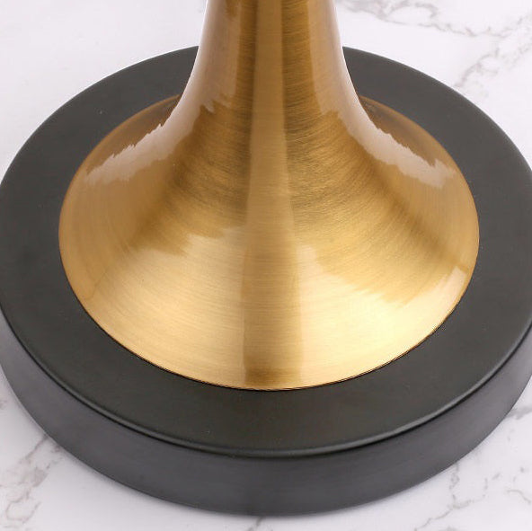 Modern Retro Fabric & Metal Cylinder Table Lamp Table Lamp