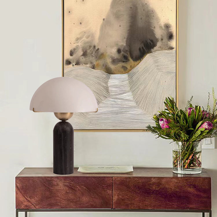 Scandinavian 1-Light Bedside Table Lamp with Table Lamp