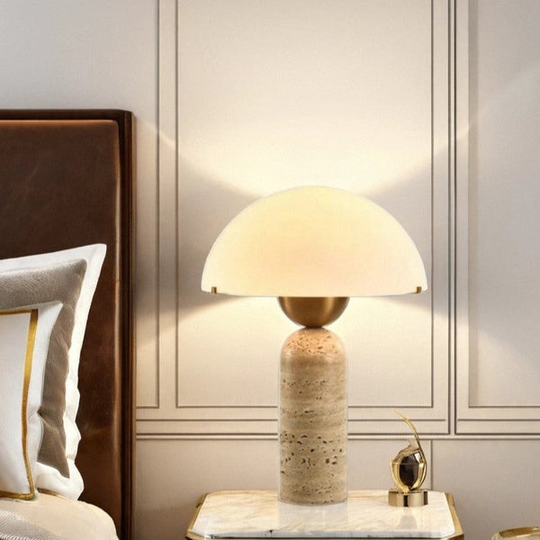 Scandinavian 1-Light Bedside Table Lamp with Table Lamp