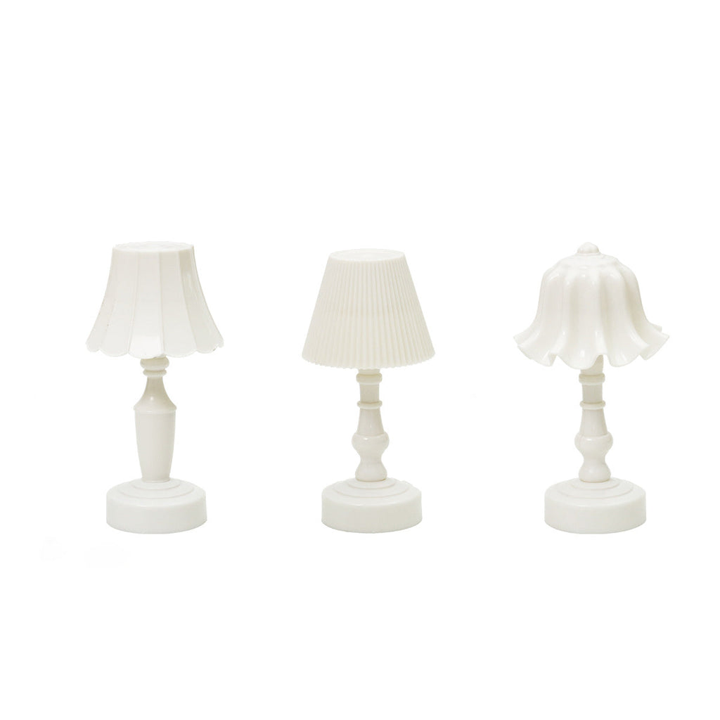 Nordic Battery ABS Flower Pleated LED Table Lamp Table Lamp