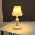 Nordic Battery ABS Flower Pleated LED Table Lamp Table Lamp