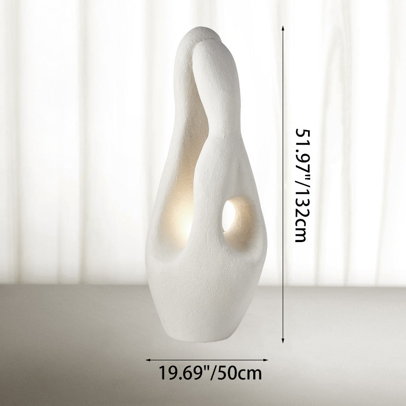 Contemporary White Floor Lamp