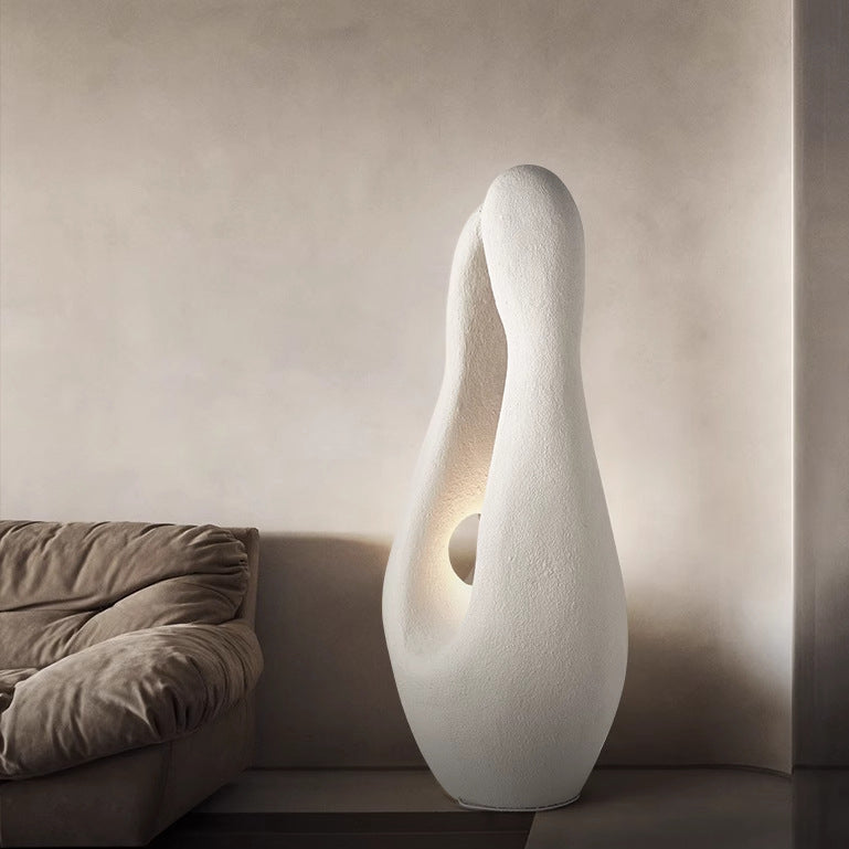 Contemporary White Floor Lamp