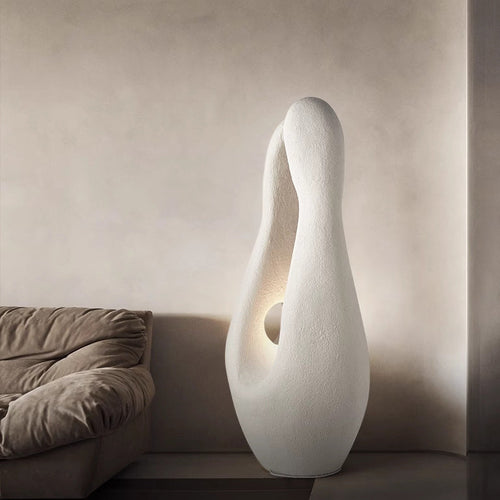 Contemporary White Floor Lamp