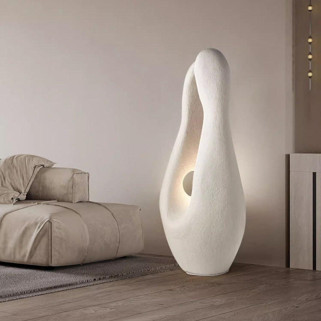 Contemporary White Floor Lamp