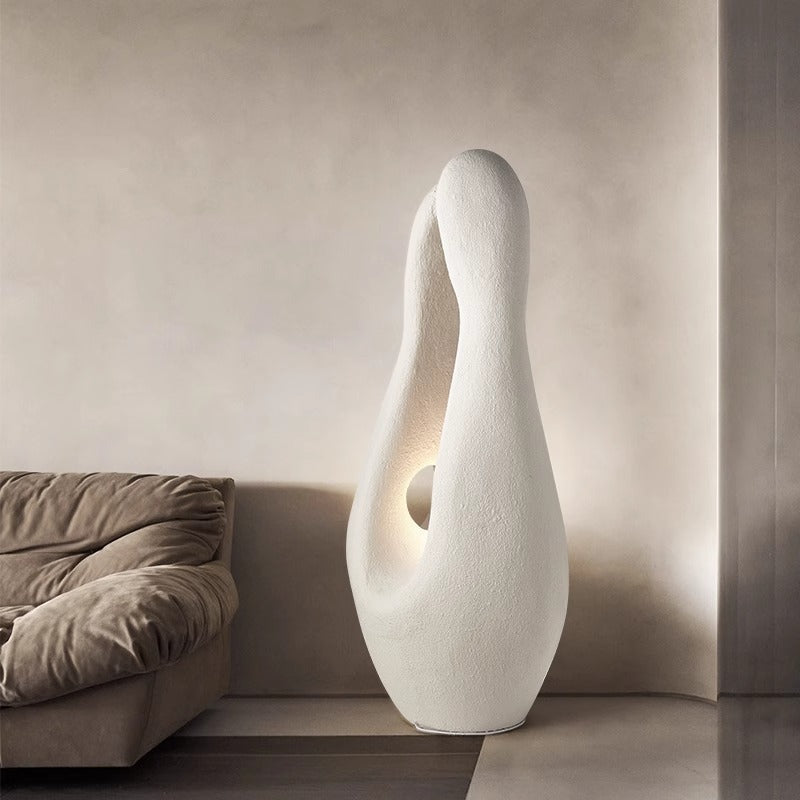 Contemporary White Floor Lamp