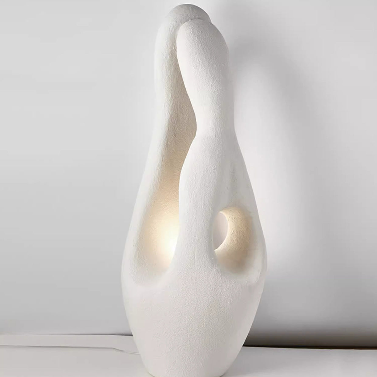 Contemporary White Floor Lamp