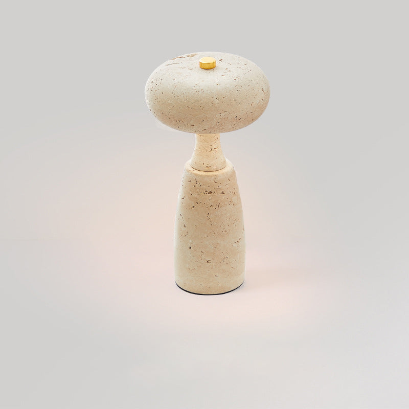 Traditional Japanese Rechargeable Marble Pattern Table Lamp