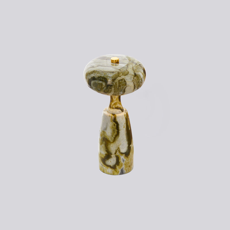Traditional Japanese Rechargeable Marble Pattern Table Lamp