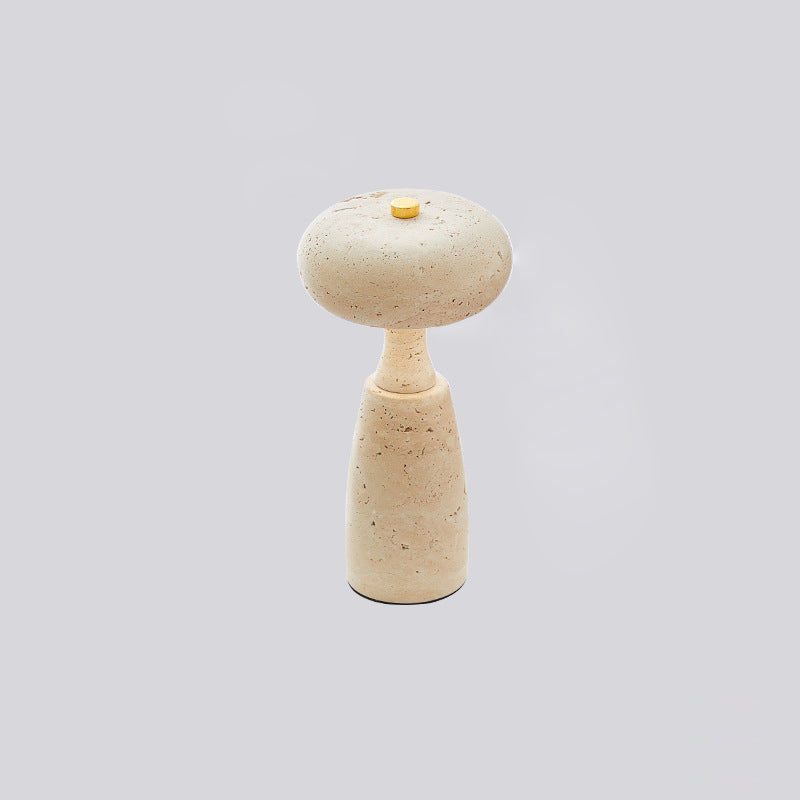 Traditional Japanese Rechargeable Marble Pattern Table Lamp