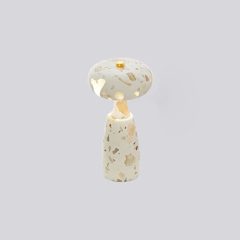 Traditional Japanese Rechargeable Marble Pattern Table Lamp