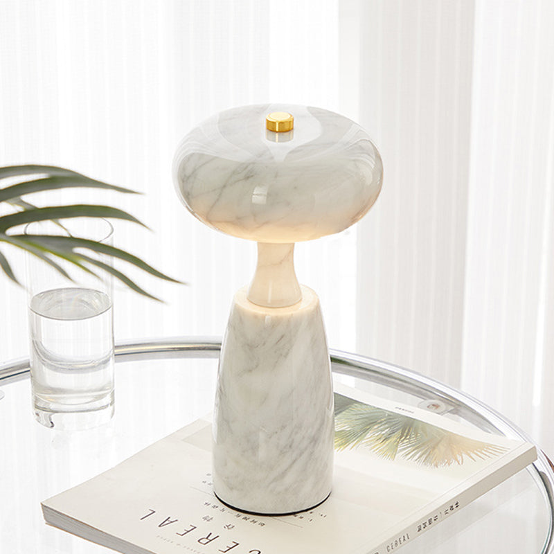 Traditional Japanese Rechargeable Marble Pattern Table Lamp