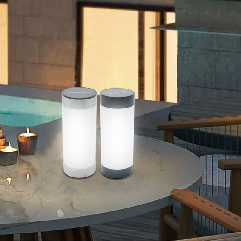 Modern Minimalist Solar Waterproof Stainless Table Lamp