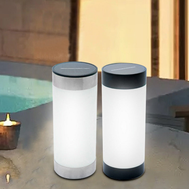 Modern Minimalist Solar Waterproof Stainless Table Lamp