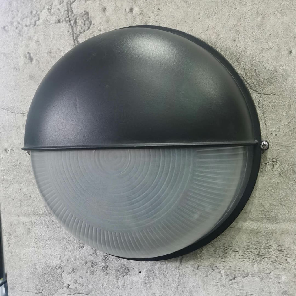 Contemporary Industrial Waterproof Aluminum Glass Wall Sconce