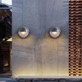 Contemporary Industrial Waterproof Aluminum Glass Wall Sconce