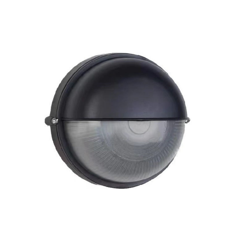 Contemporary Industrial Waterproof Aluminum Glass Wall Sconce